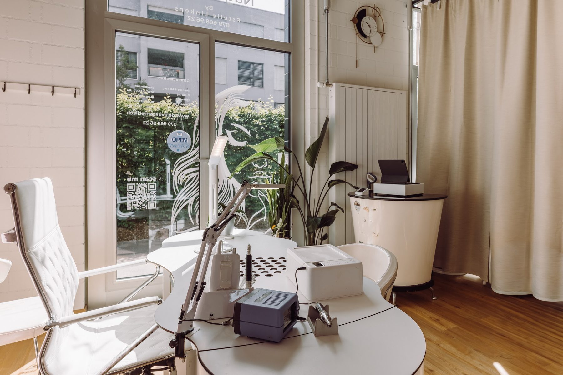 Helles Studio mit Tageslicht